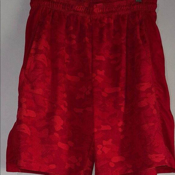Red Camo Athletic Shorts by Zone Pro - Picture 3 of 6